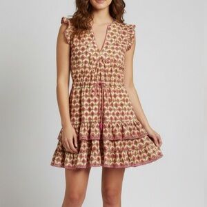 Lexy London Ruffle Tiered Mini Dress